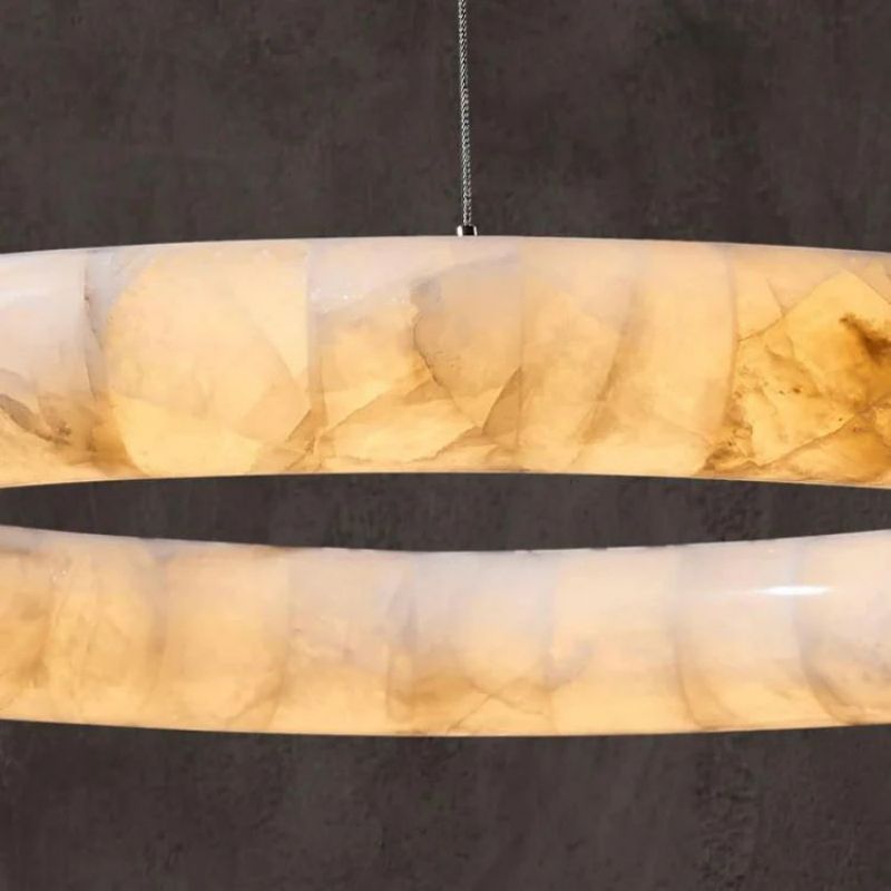 Karen Calcite Curve Ring Chandelier