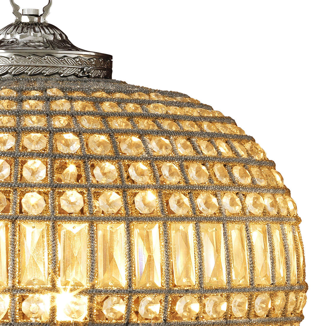 Kasbah Oval M Modern Chandelier - [Nickel]