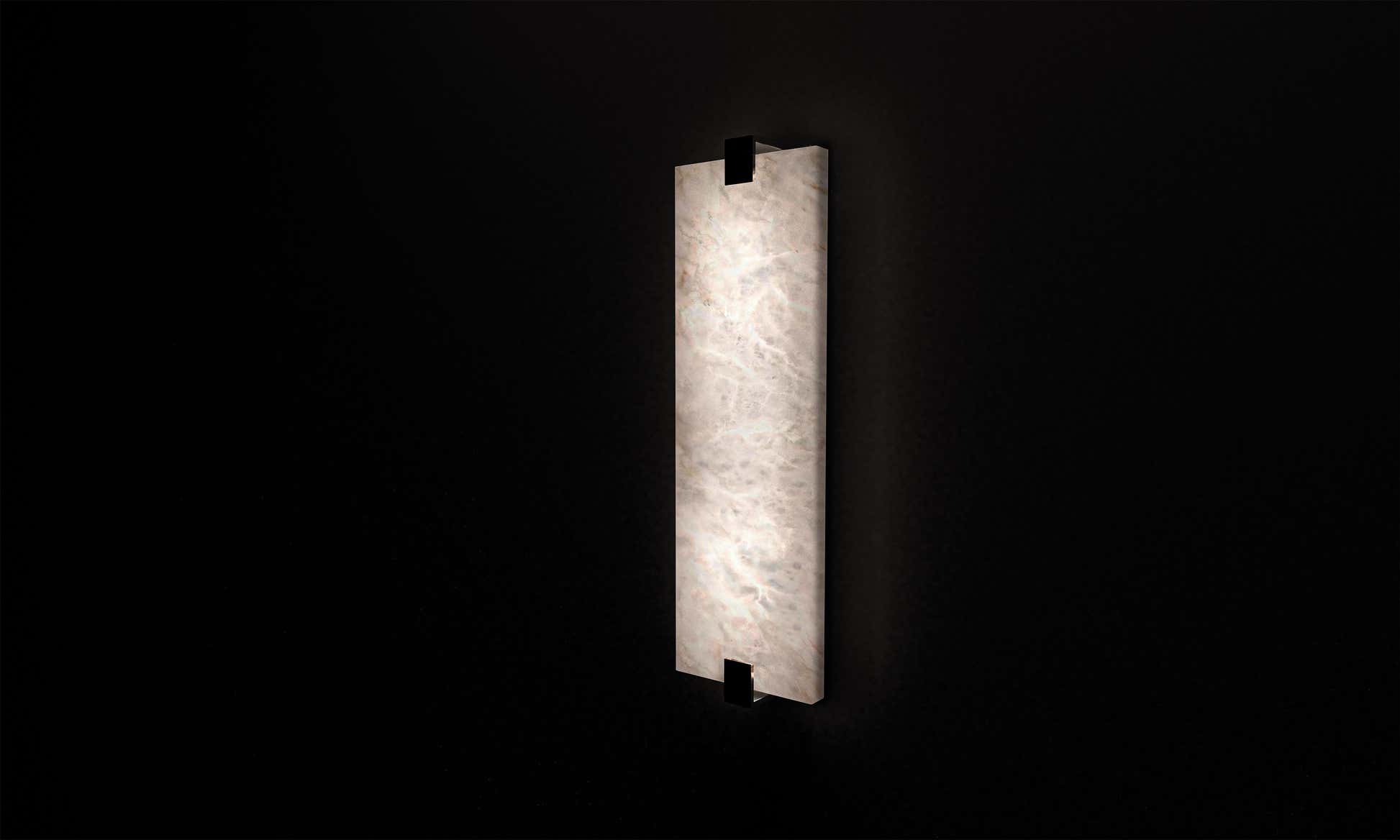 Theseus Alabaster Selene Wall Sconce