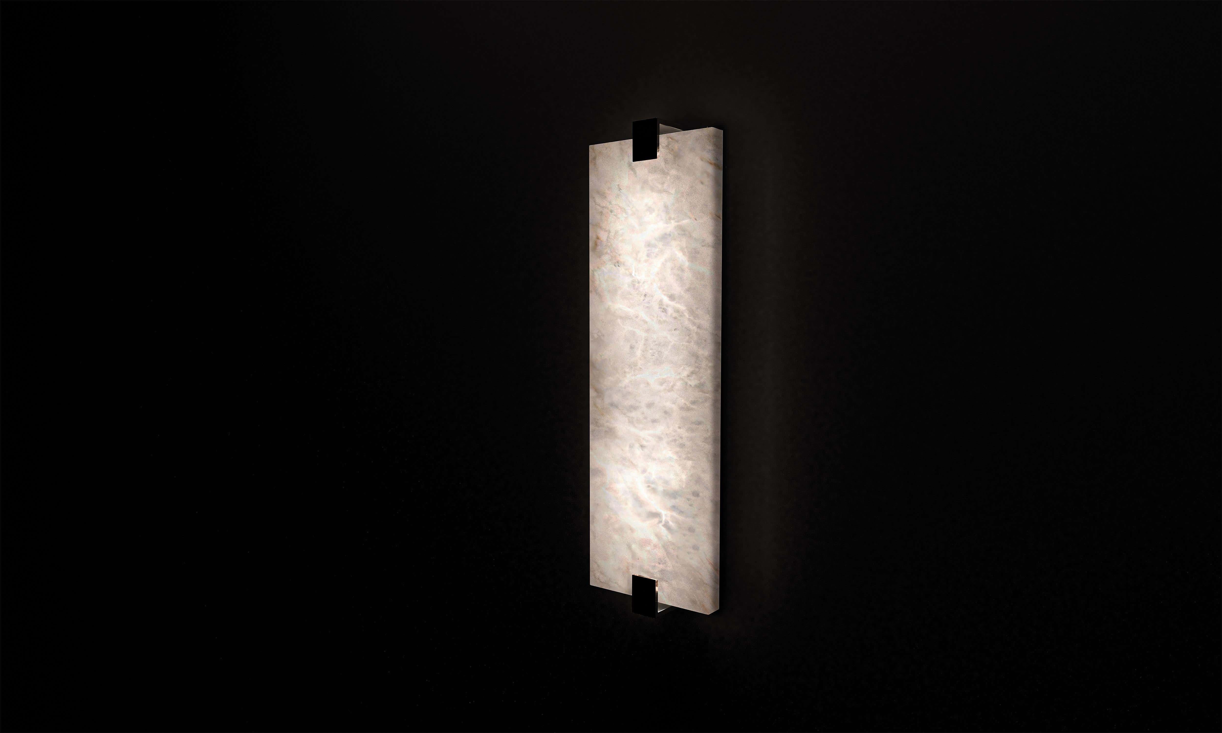 Theseus Alabaster Selene Wall Sconce