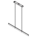 Koriya Linear Chandelier 68''W