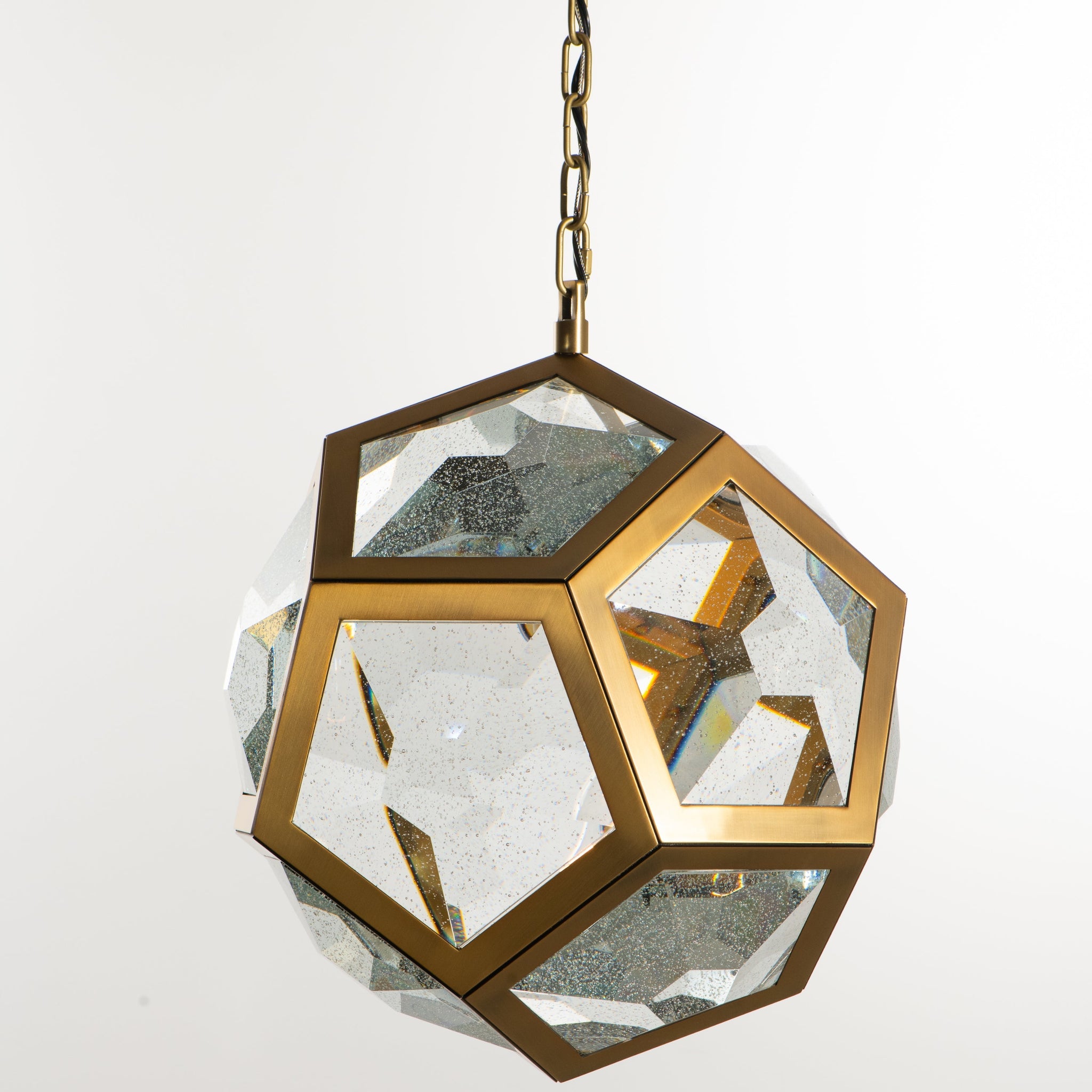 Lamont Antique Seeded Glass Pendant