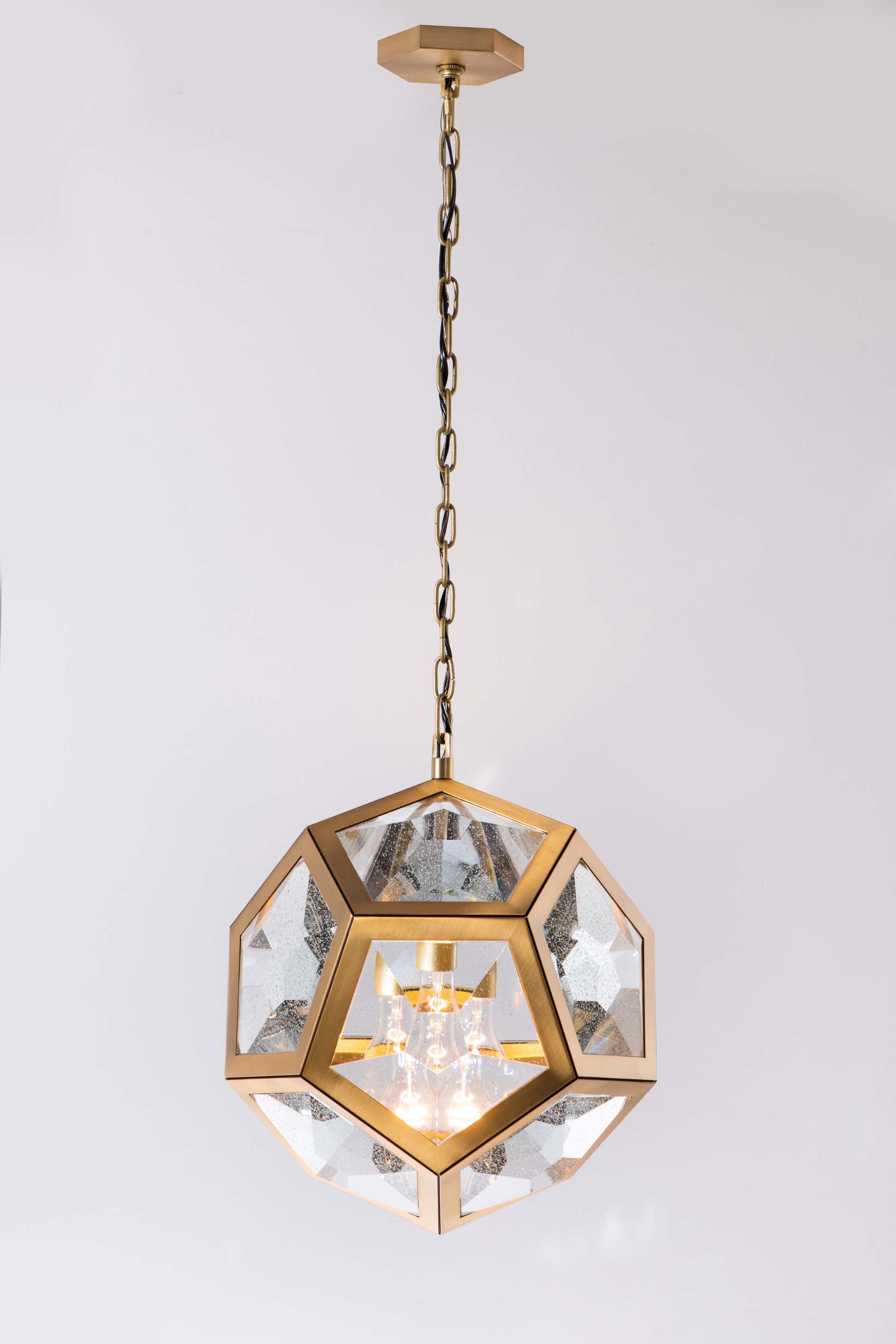 Lamont Antique Seeded Glass Pendant