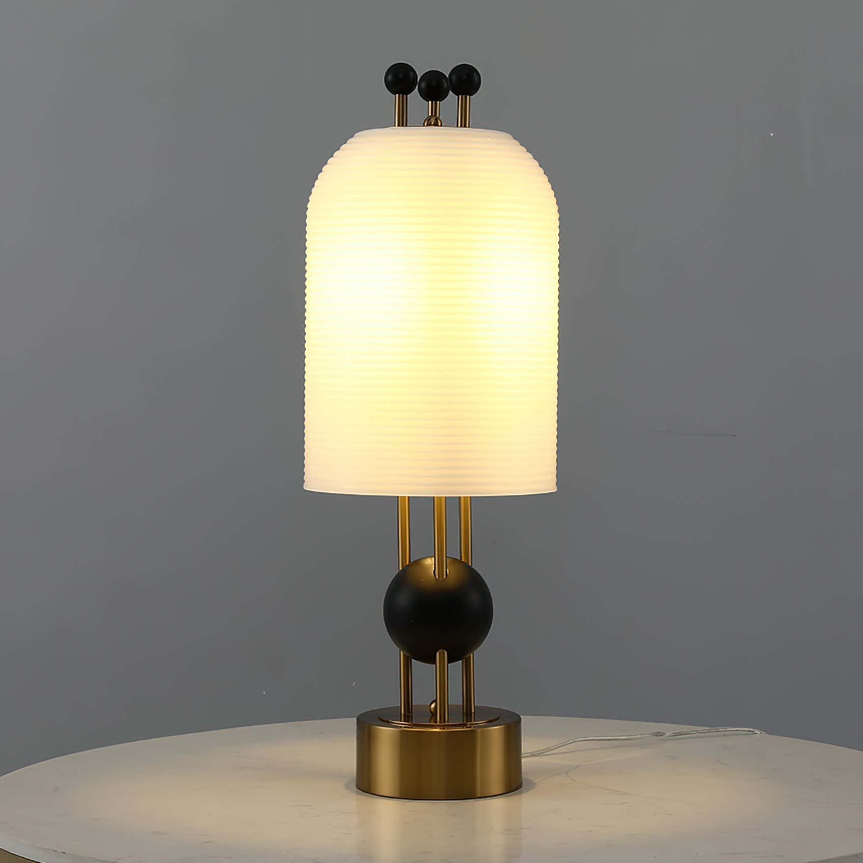 Lantern Glass Table Lamp