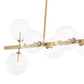 Tango Modern Brass Chandelier - [Brass/Nickel]