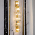 Light Luxury Crystal Layered Wall Lamp