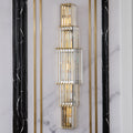 Light Luxury Crystal Layered Wall Lamp