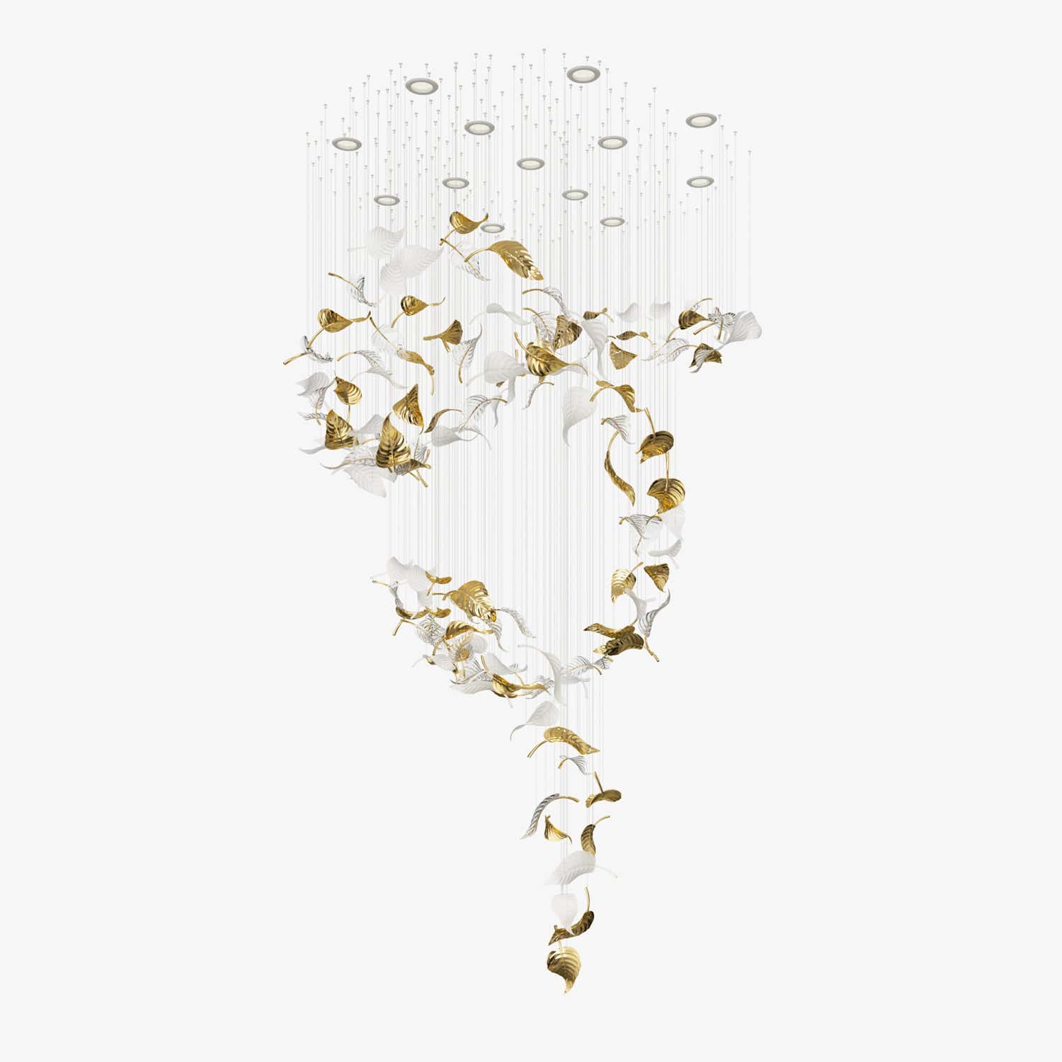 Linden Leaves Chandelier