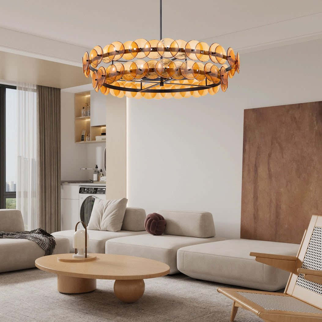 Loren Glass Chandelier