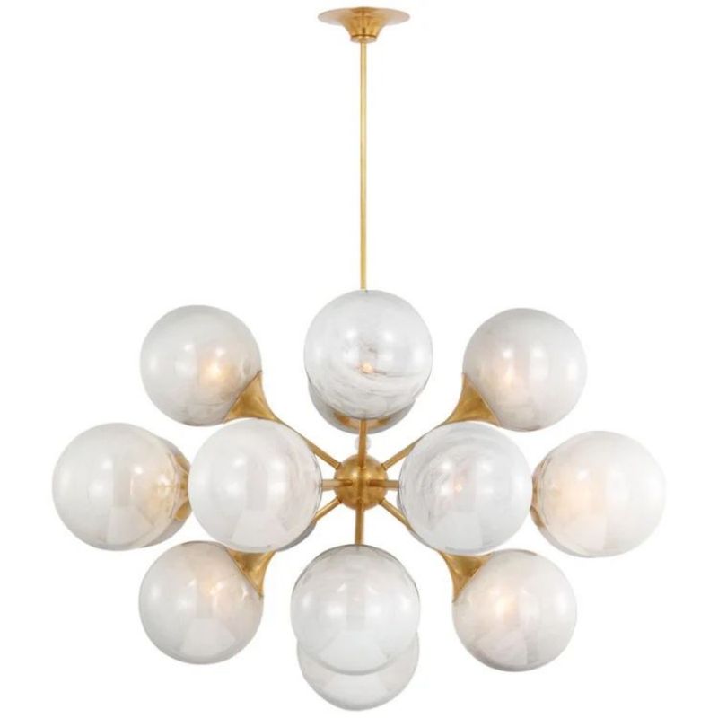 Criistool Glass Globes Chandelier 40"