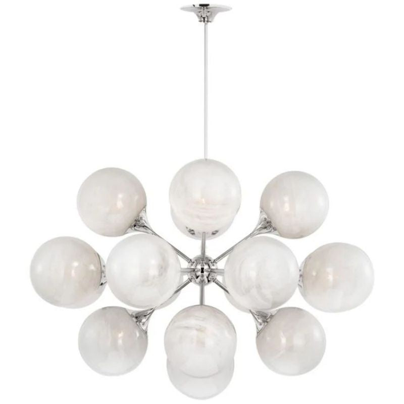 Criistool Glass Globes Chandelier 40"