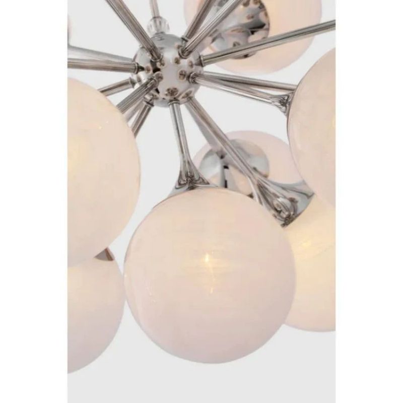 Criistool Glass Globes Chandelier 40"