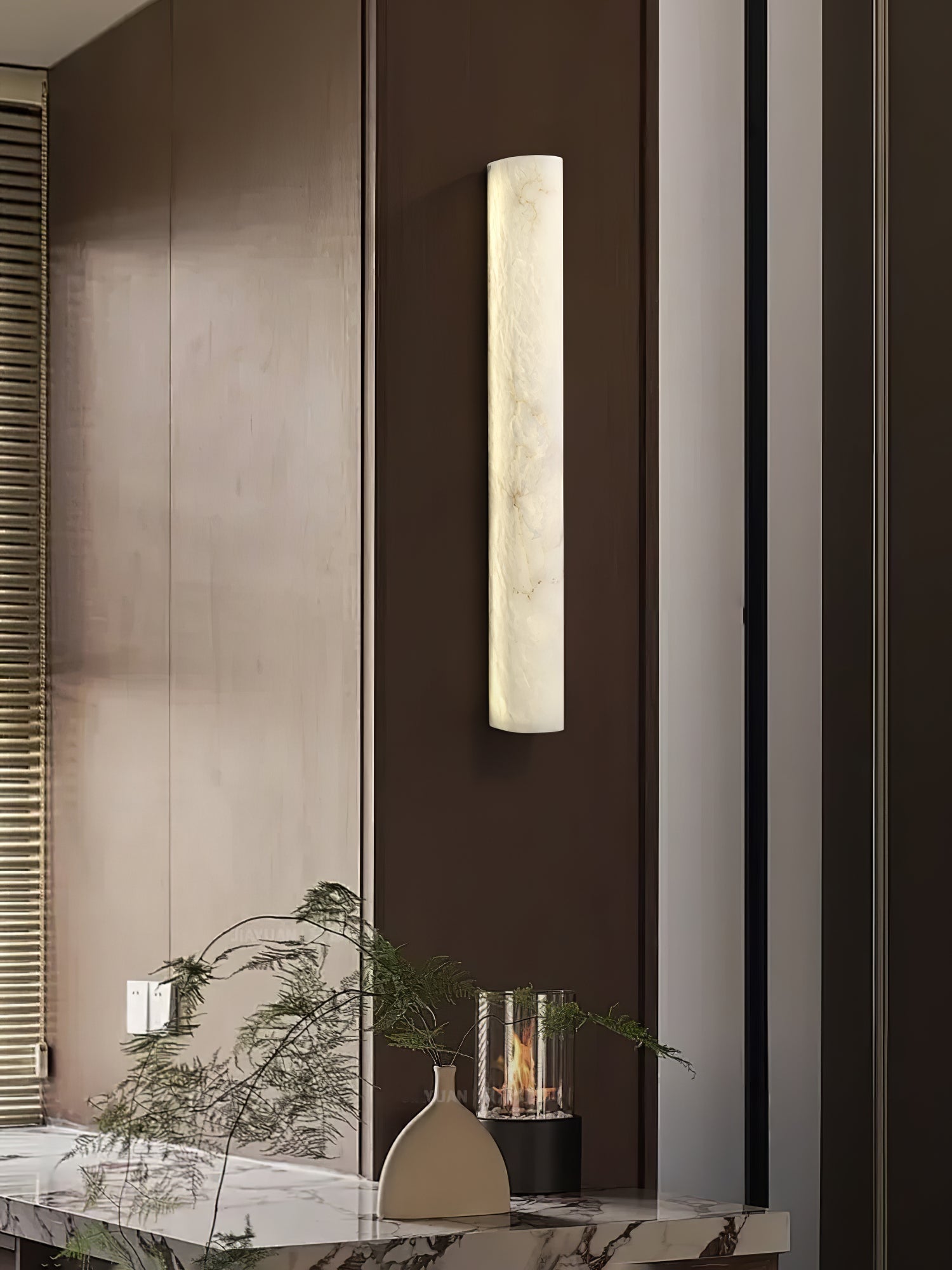 Luminara Alabaster Wall Sconce