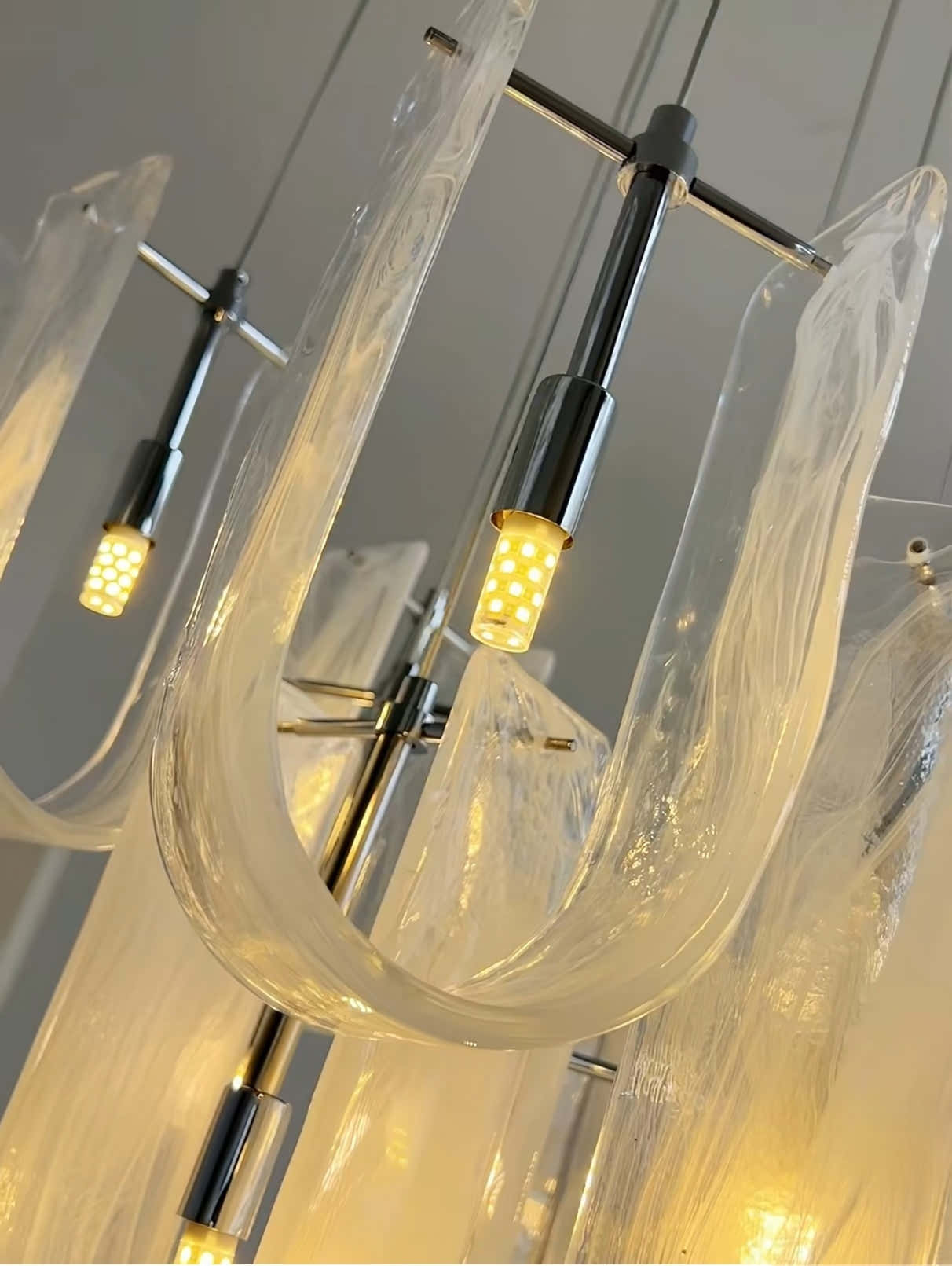 Luminous Waves Chandelier