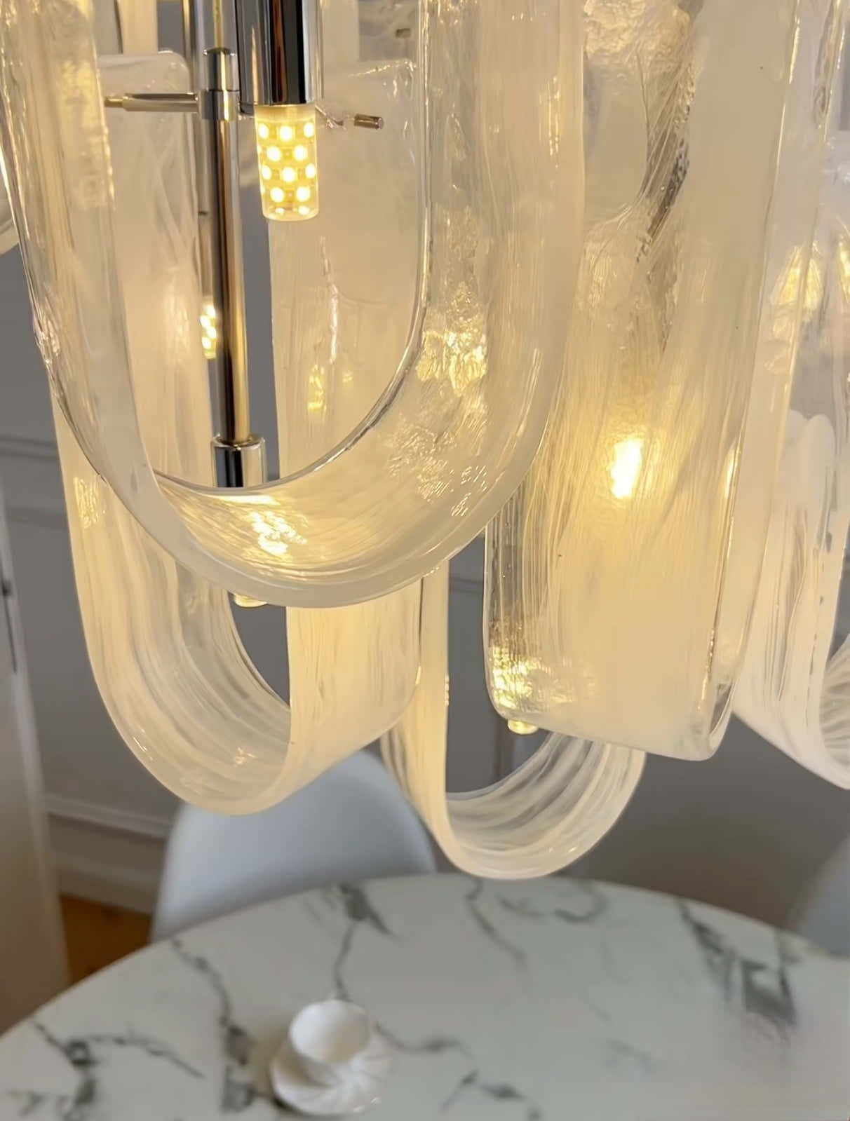 Luminous Waves Chandelier