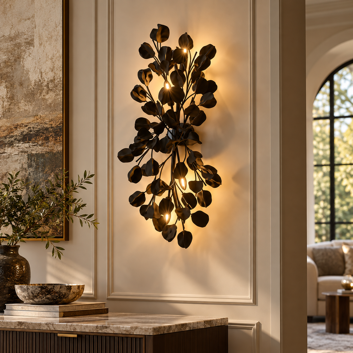 Lunaria Grand Sconce 42"