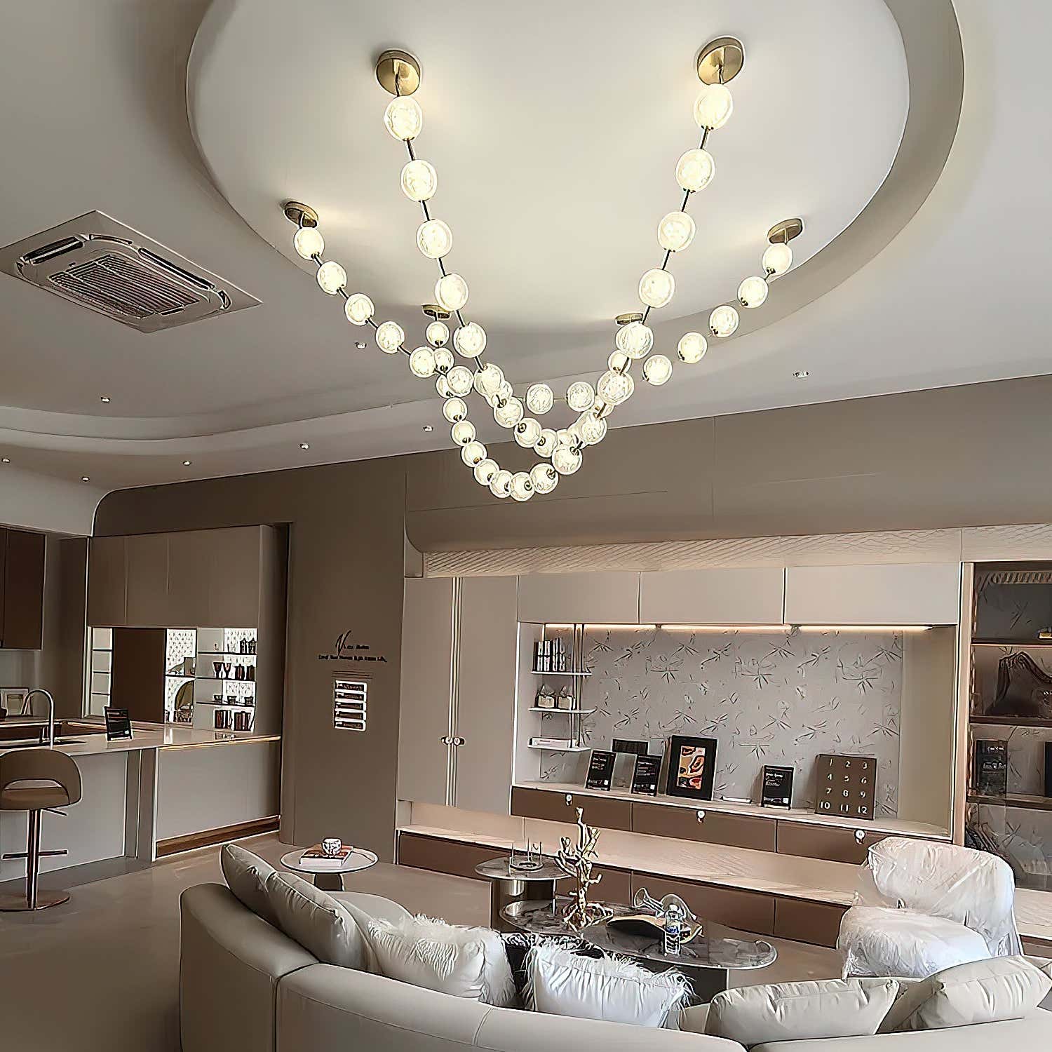 Strand Necklace Chandelier
