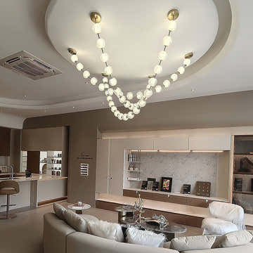 Strand Necklace Chandelier