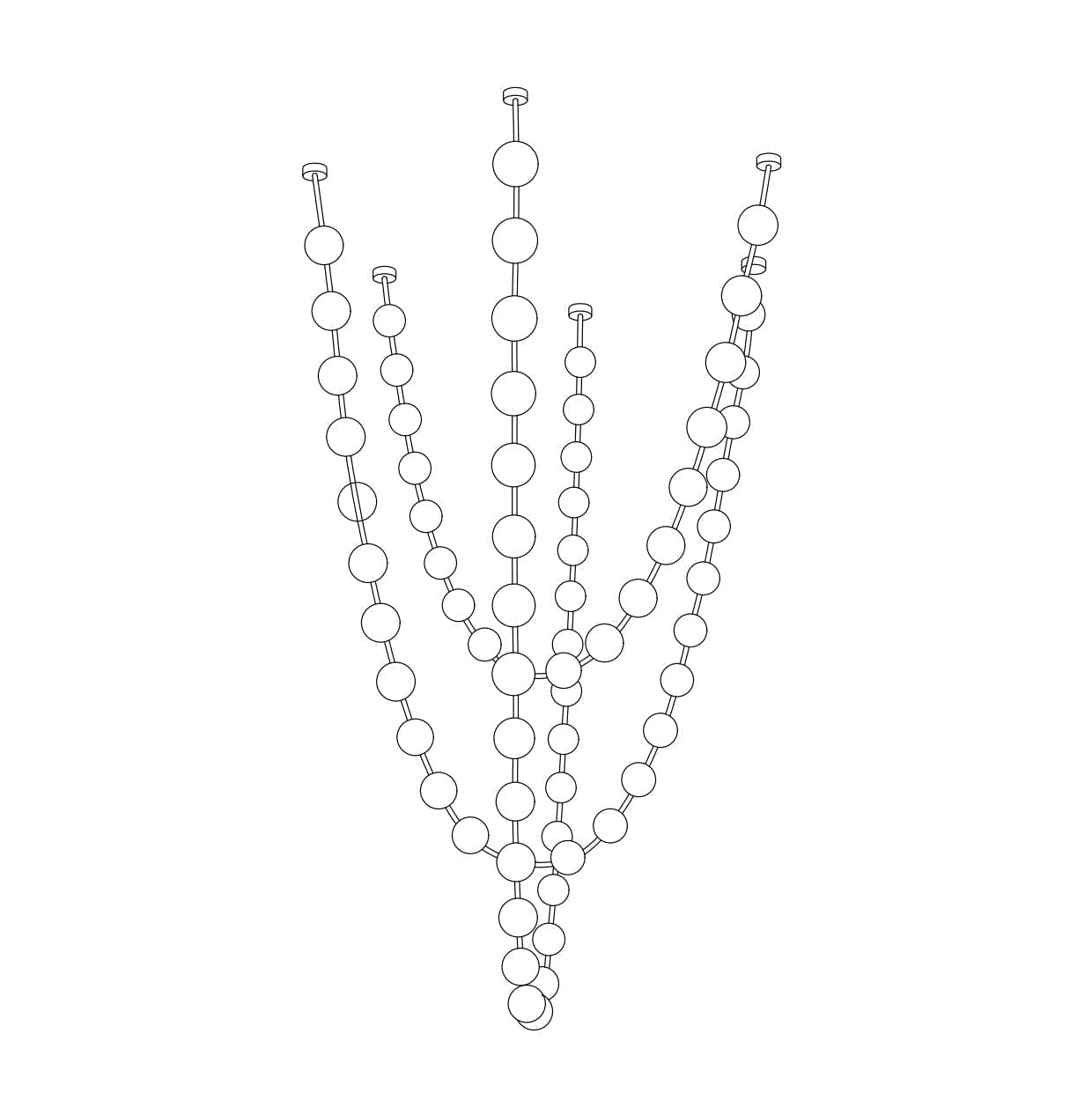 Strand Necklace Chandelier