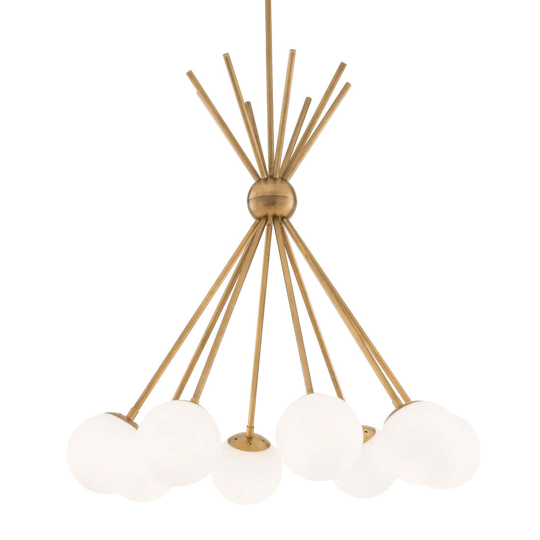 Venezia Luxor Modern Brass Chandelier - [Brass] 