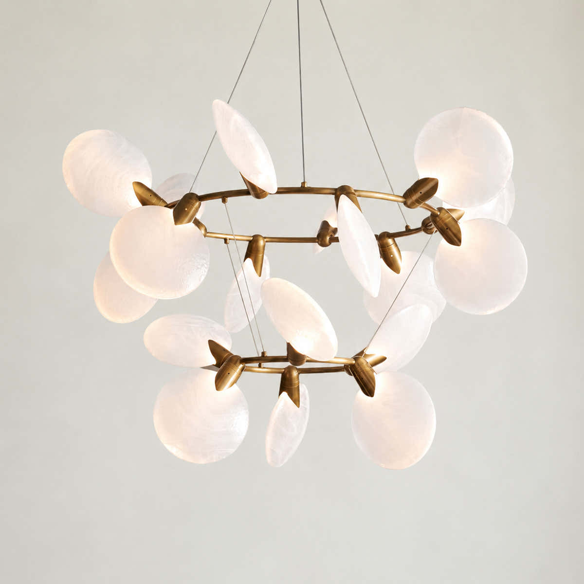 Lyla 2-Tiered Halo Chandelier