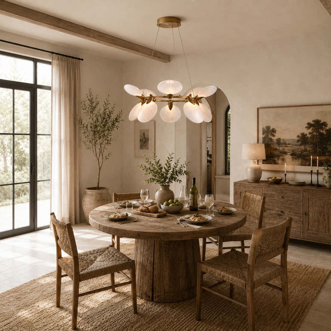 Lyla Halo Chandelier 42"