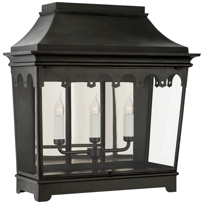 Roosedale Classic Wide 3/4 Wall Lantern