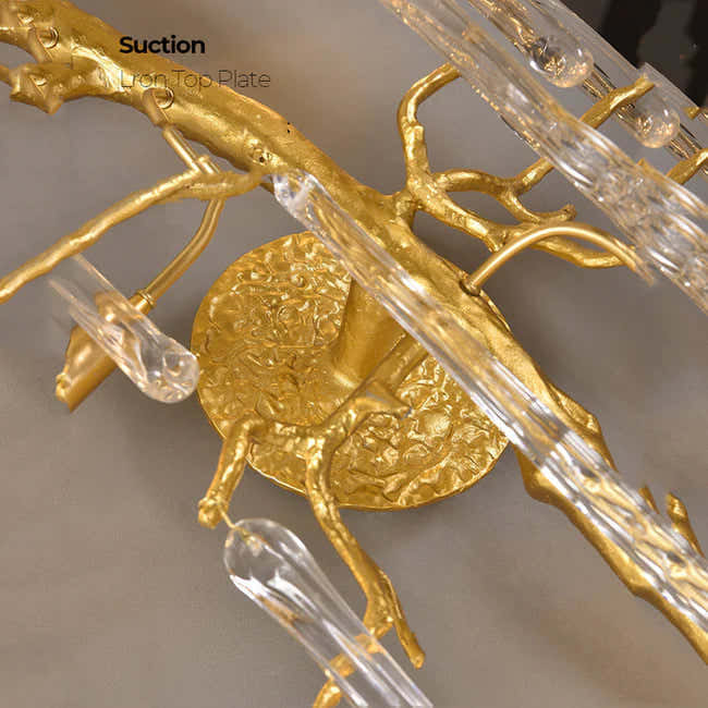 Modern Luxury Crystal Branch Wall Sconce