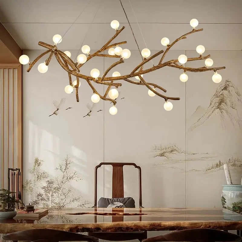 Demolion  Glass  Glove Branch Chandelier