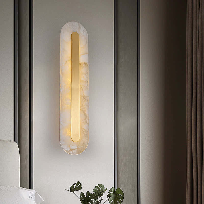 Marble Rounded Wall Light