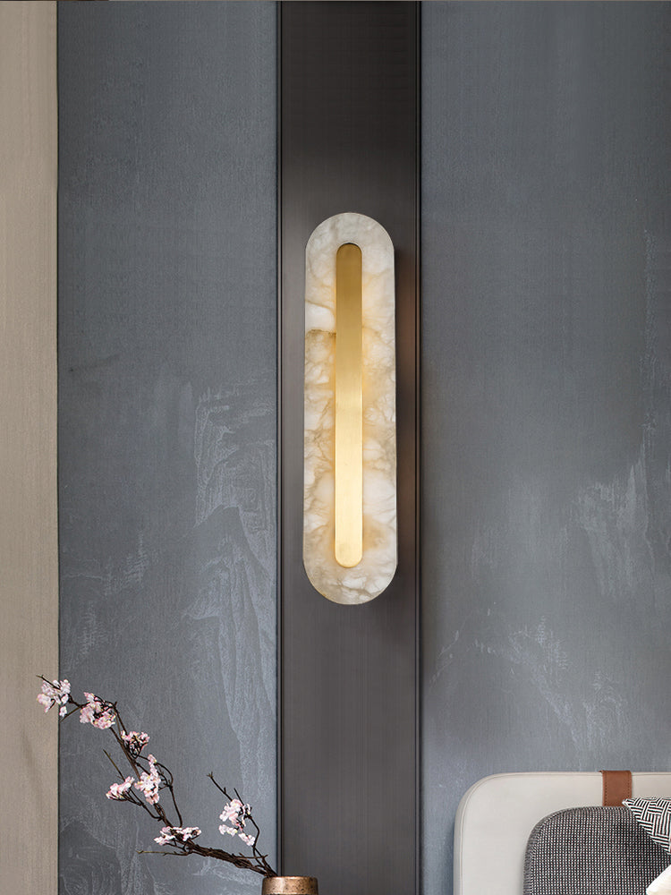 Marble Rounded Wall Light