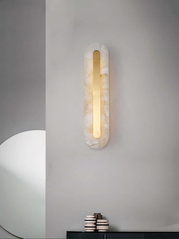 Marble Rounded Wall Light