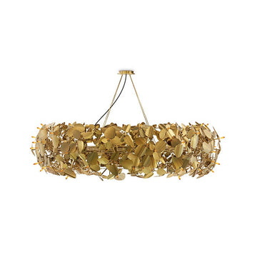 McQueen Round 18 Light Crystal Modern Chandelier - Luxxu