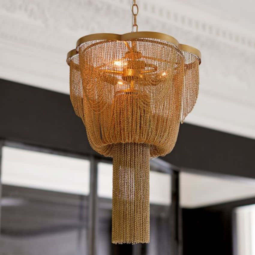 Hikari Metal Chain Chandelier