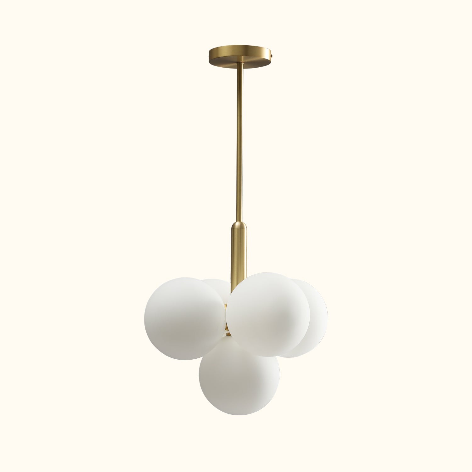 Miira 5 Brass Pendant Light