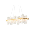 Mille Long Glass Chandelier