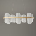 Mille Long Glass Chandelier