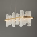 Mille Long Glass Chandelier