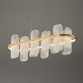 Mille Long Glass Chandelier