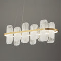 Mille Long Glass Chandelier