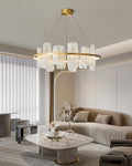 Mille Round Glass Chandelier