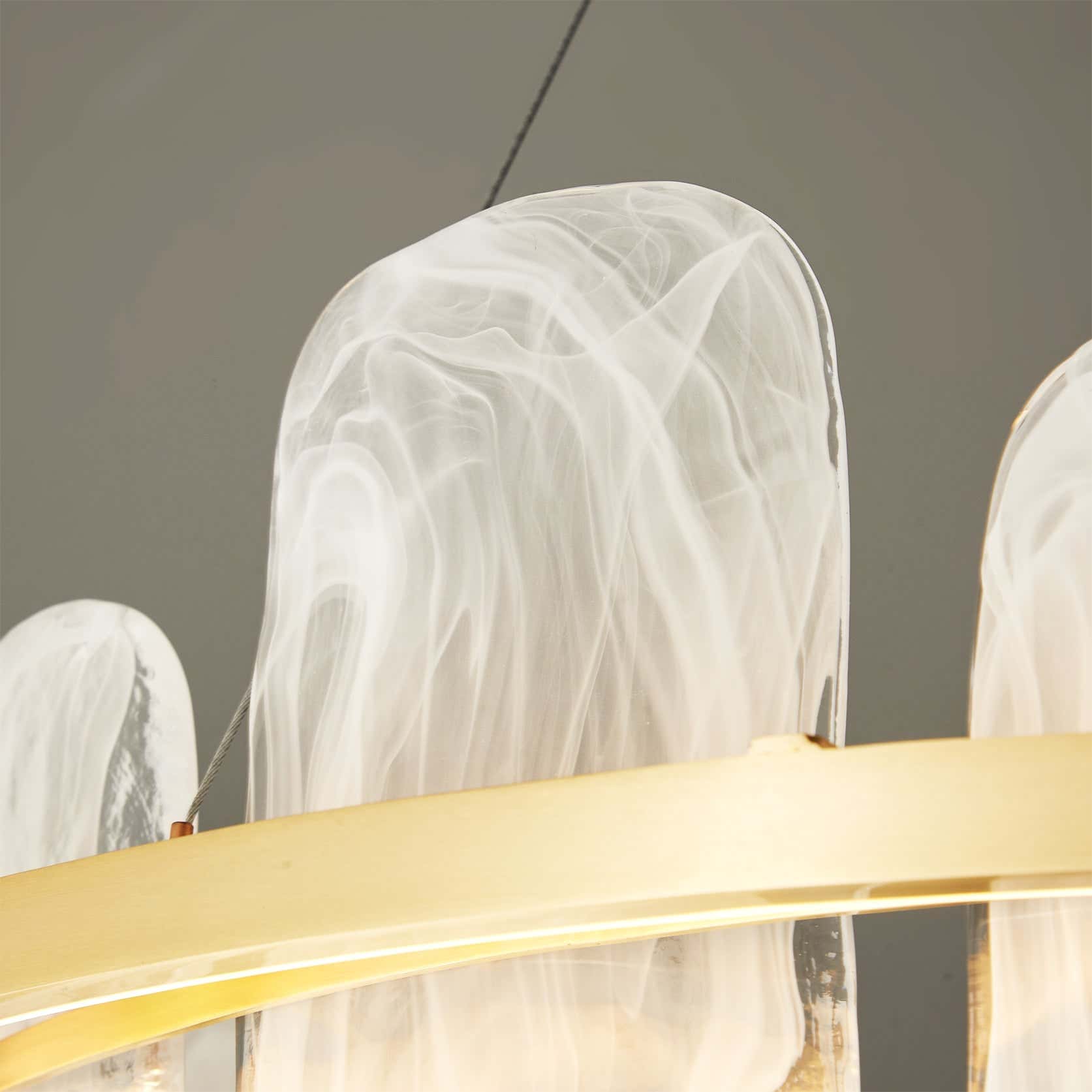 Mille Round Glass Chandelier