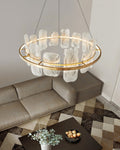 Mille Round Glass Chandelier
