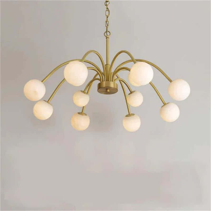 Alabaster Vintage Chandelier