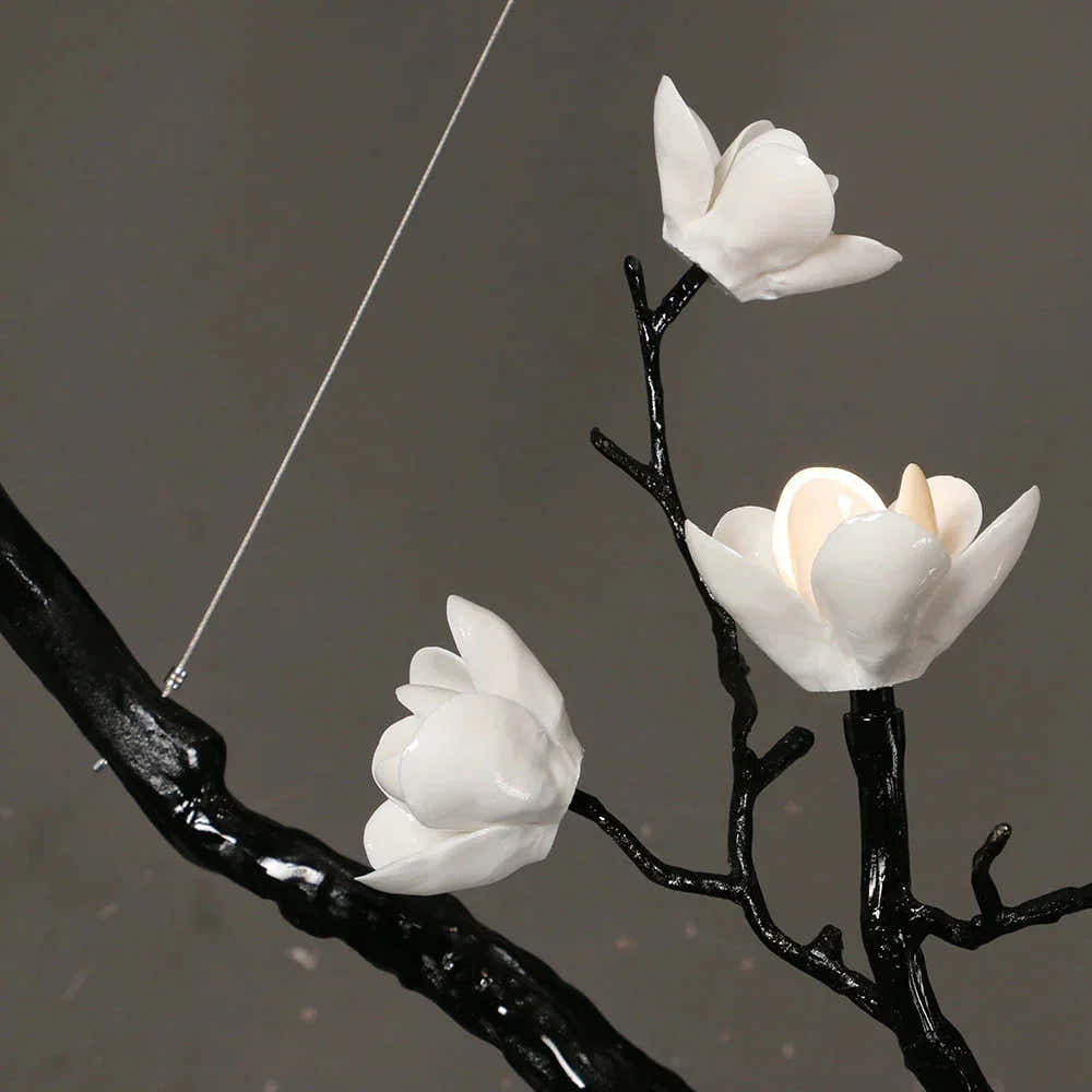 Wanos Crystal Flower Tree Branch Chandelier