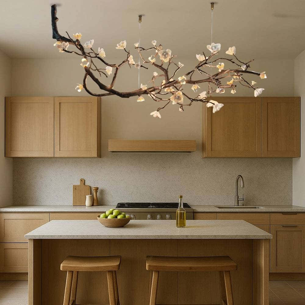 Wanos Crystal Flower Tree Branch Chandelier