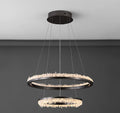 Minimalistic Crystal LED Chandelier