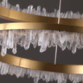 Minimalistic Crystal LED Chandelier