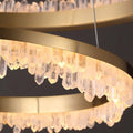 Minimalistic Crystal LED Chandelier