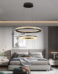 Minimalistic Crystal LED Chandelier